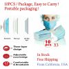 Easy to carry! 10pcs/pack, Protective Mask 3Ply Non-Woven Disposable Face Mask Free Shipping