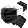 Respir-Shield‚Ñ¢ 250PCS - 3 PLY Black Non-Medical Disposable Face Masks;  Comfortable Elastic Ear loops Face Masks;  Breathable for Daily Protection A