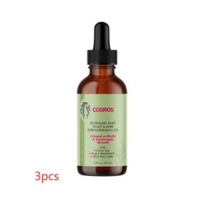 Exclusive For Cross-border Rosemary Hair Care Essential Oil Unique Herbal Blend Foreign Trade (Option: 60ml 3pcs)