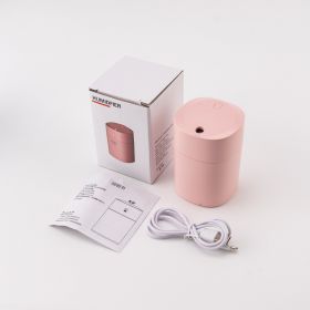 Mini Humidifier With LED Night Light, Cool Mist Humidifier, USB Personal Desktop Humidifier For Car Home Mini Mist Maker With Colorful Night USB Spray (Color: Green)