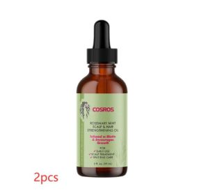 Exclusive For Cross-border Rosemary Hair Care Essential Oil Unique Herbal Blend Foreign Trade (Option: 60ml 2pcs)